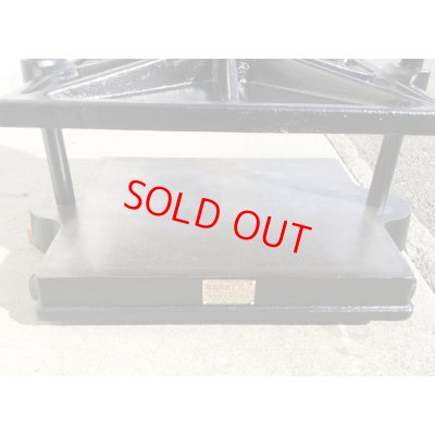 画像6: 木工プレス盤（手動式プレス機）