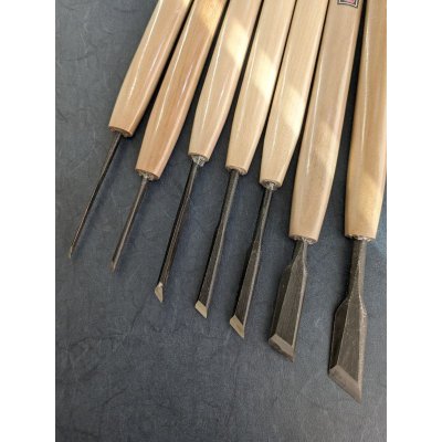 画像3: 刃長彫刻刀　斜刃右