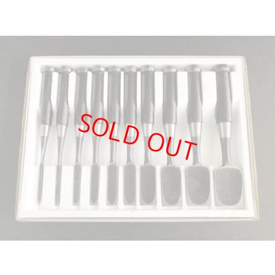 画像3: 源広貞　追入　10本組鑿　