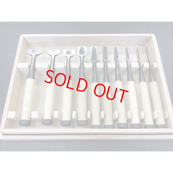 画像3: 市弘鑿  追入１０本組鑿 (3)