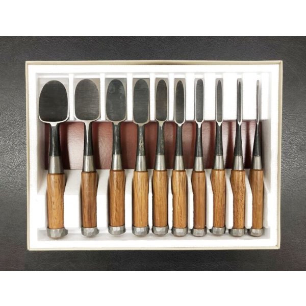 画像3: 石流　追入鑿10本組　 (3)