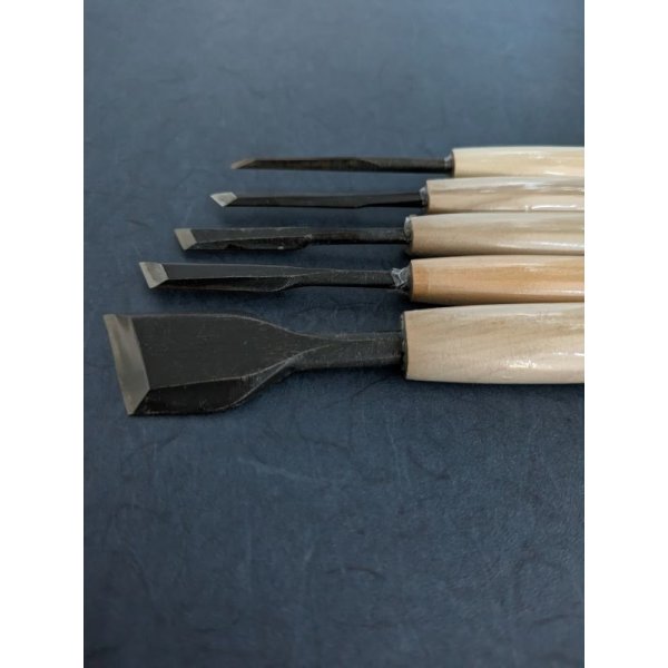 画像6: 刃長彫刻刀　斜刀左 (6)